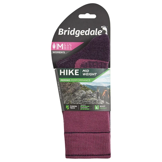 Bridgedale - Women's Hike Midweight Merino Performance - Chaussettes De Randonnée 3 Bridgedale - Women's Hike Midweight Merino Performance - Chaussettes De Randonnée – Image 3